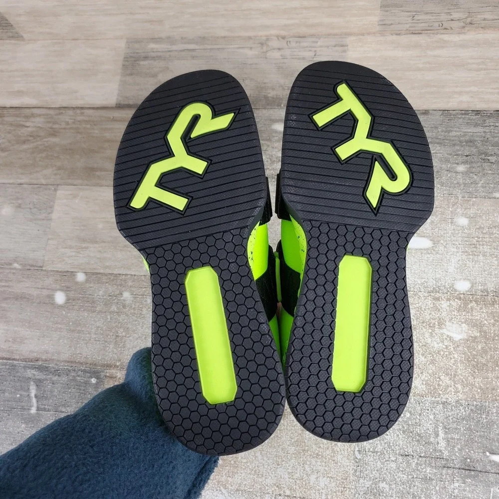 TYR L-1 Lifter Womens Shoes Sz 6 Athletic Weightlifting Neon‎ Sneakers
